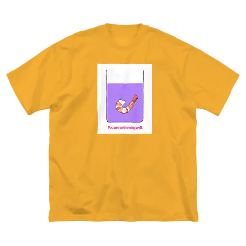 エビ ビッグシルエットTシャツ