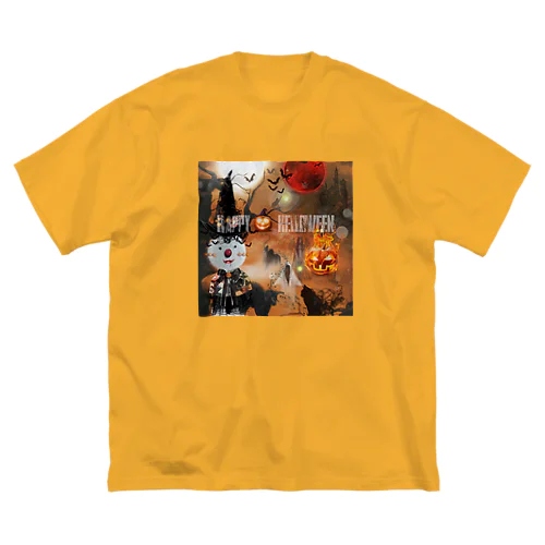 【HAPPY HELLOWEEN 2020 かます。 】 ビッグシルエットTシャツ