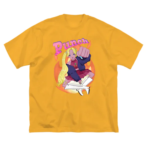 Punch girl👊 ビッグシルエットTシャツ