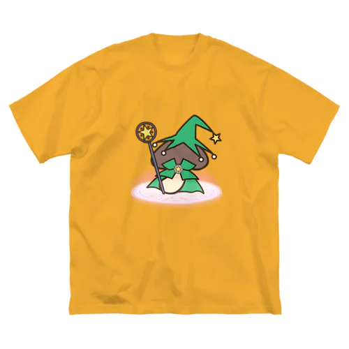 ほし☆しいたけ(グリーン) ビッグシルエットTシャツ