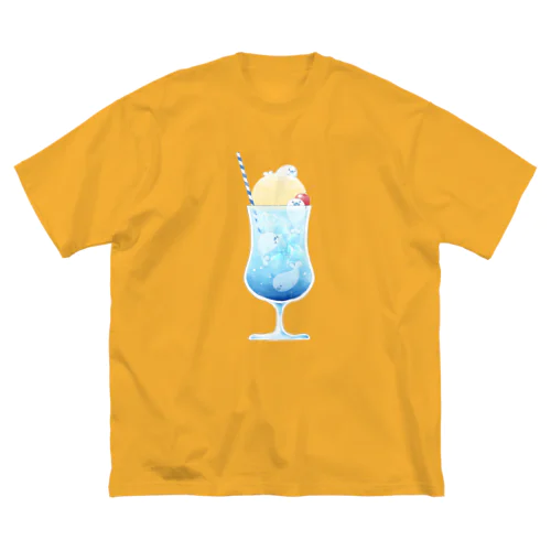 あざらしクリームソーダ・空 Big T-Shirt