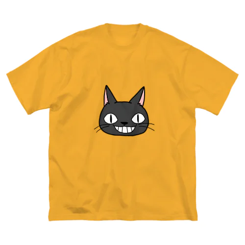 シシシくろねこ　Face ビッグシルエットTシャツ