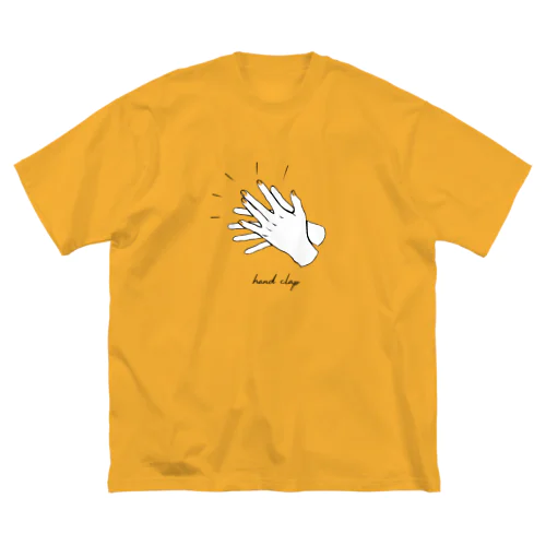 【色変化】hand clap ビッグシルエットTシャツ