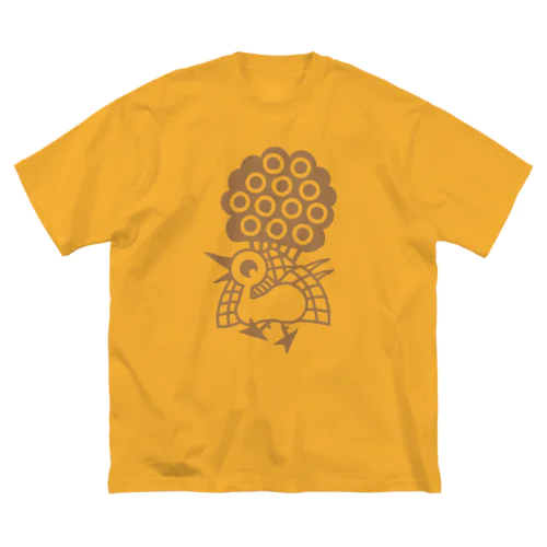 イーソーくん（ブラウン） ビッグシルエットTシャツ