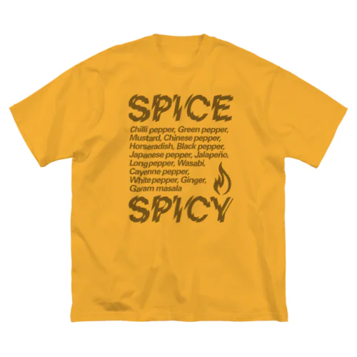 SPICE SPICY（Diagonal） ビッグシルエットTシャツ