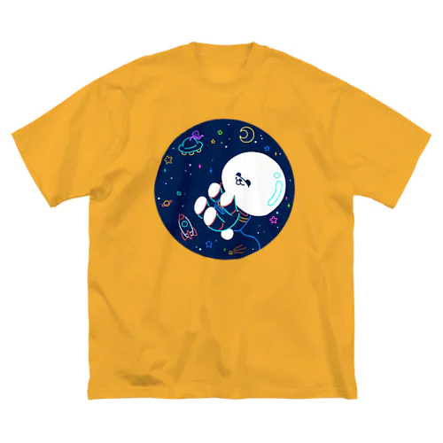 宇宙遊泳ビション ビッグシルエットTシャツ