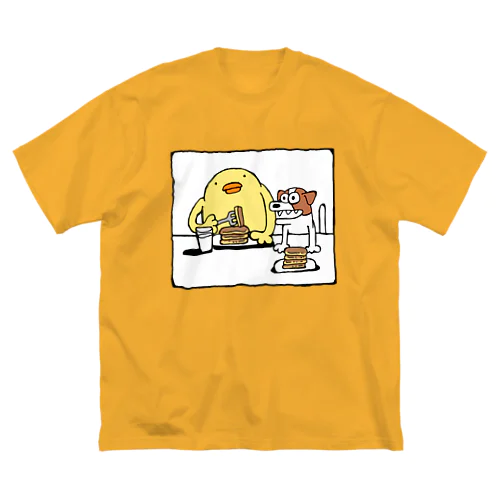 ぴよでパロディTシャツ Big T-Shirt