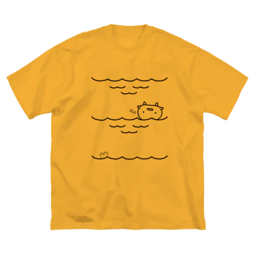 ぷかぷかイルカくん ビッグシルエットTシャツ