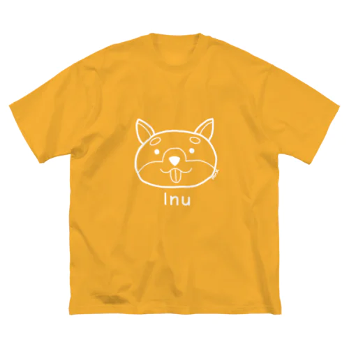 Inu (犬) 白デザイン Big T-Shirt