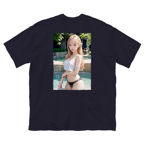 AI美女グッズ ビッグシルエットTシャツ