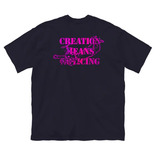 Angel message ~ Creative means... ビッグシルエットTシャツ