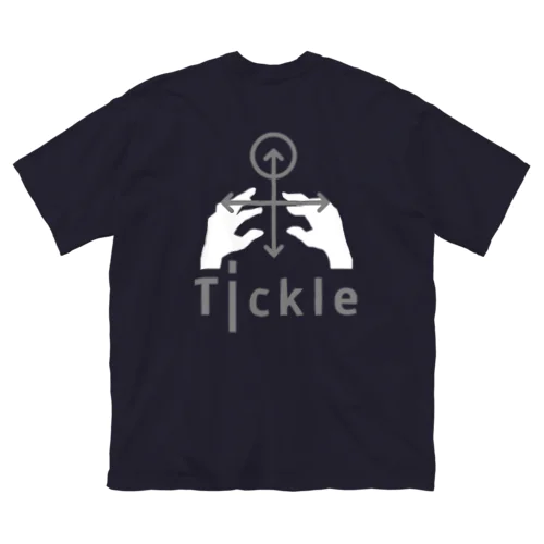 tickleグッズ(布地濃い色用) ビッグシルエットTシャツ