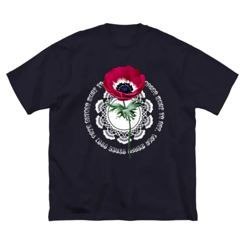 アネモネ_001W ビッグシルエットTシャツ