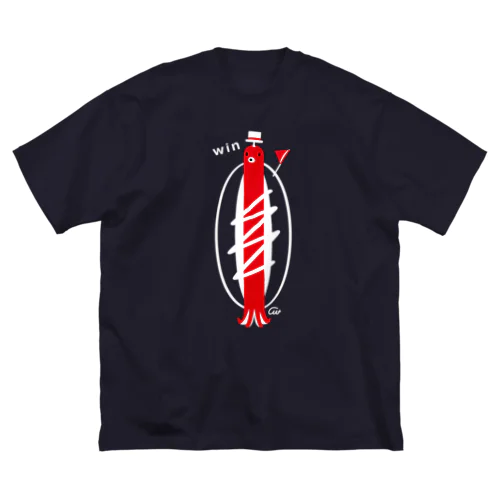 ロングクンのホットドッグ ビッグシルエットTシャツ