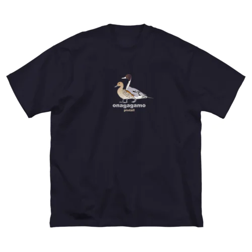 オナガガモのペア ビッグシルエットTシャツ