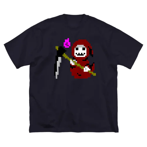 ドット絵 死神 ビッグシルエットTシャツ