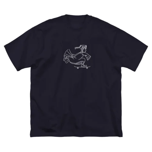 【白】滑板皇后 ビッグシルエットTシャツ