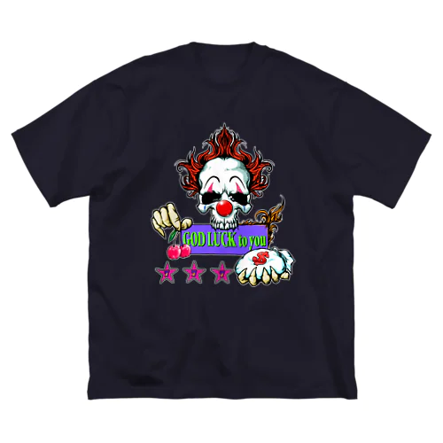 ピエロGOD LUCK to  you🤡✨ ビッグシルエットTシャツ