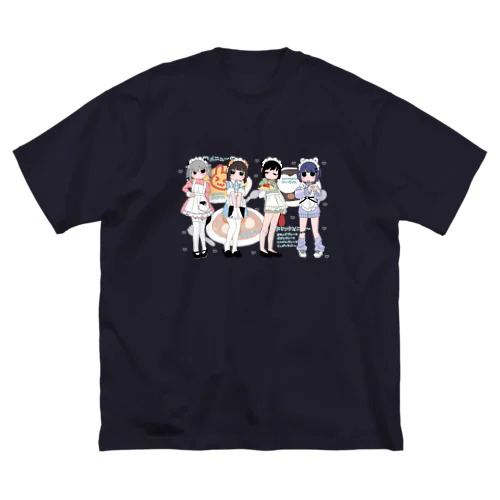 どうぶつメイドさん ビッグシルエットTシャツ