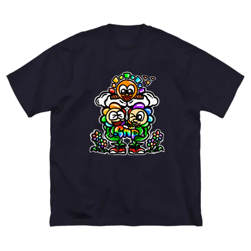 海波Snpフロントプリント Big T-Shirt