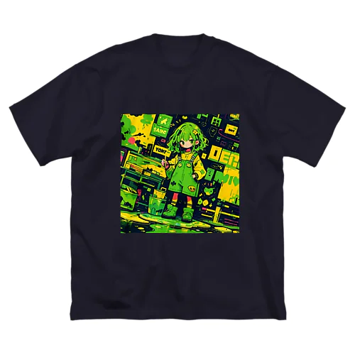 ペンキガール Big T-Shirt