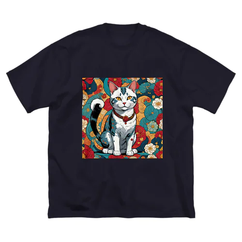 日本猫 ビッグシルエットTシャツ