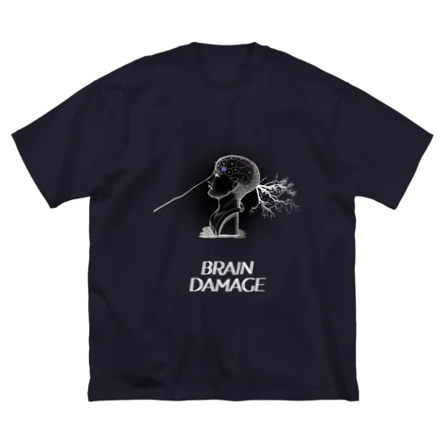 No.001 BRAIN DAMAGE ビッグシルエットTシャツ