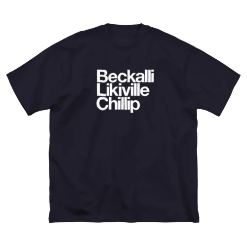 北海道の地名 ビッグシルエットTシャツ