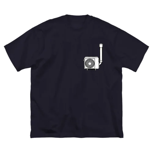 壁付け室外機 ビッグシルエットTシャツ