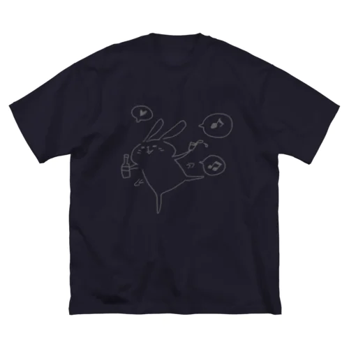 なつみ今夜も手酌。 ビッグシルエットTシャツ