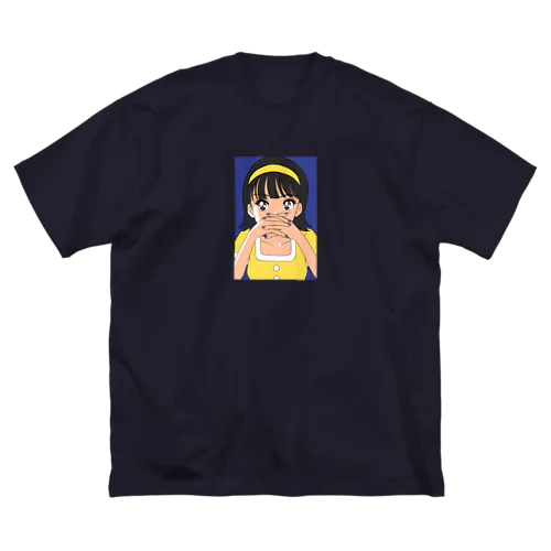 乙女のたくらみ（blue） ビッグシルエットTシャツ