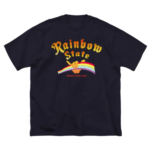 Rainbow Rising ビッグシルエットTシャツ