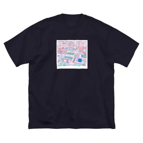 春・釜山　ロゴ無し ビッグシルエットTシャツ