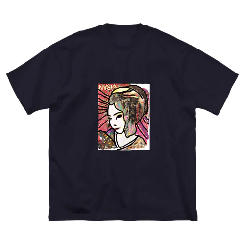 花魁８アウトライン ビッグシルエットTシャツ