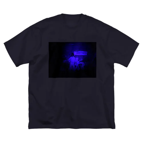 A Clockwork Friend -Blue- ビッグシルエットTシャツ