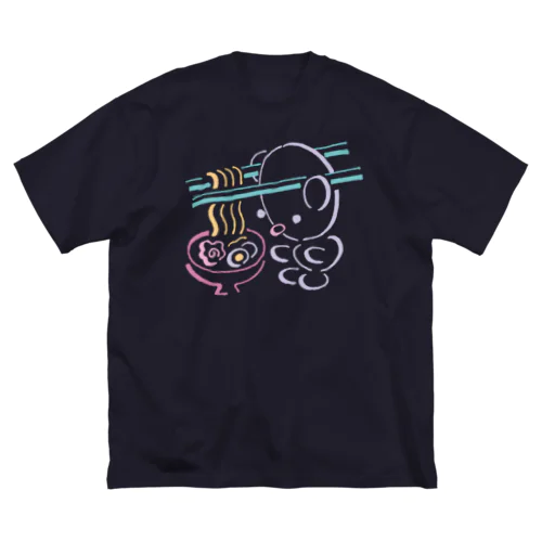 ミミハシ・らぁめん　薄味 ビッグシルエットTシャツ