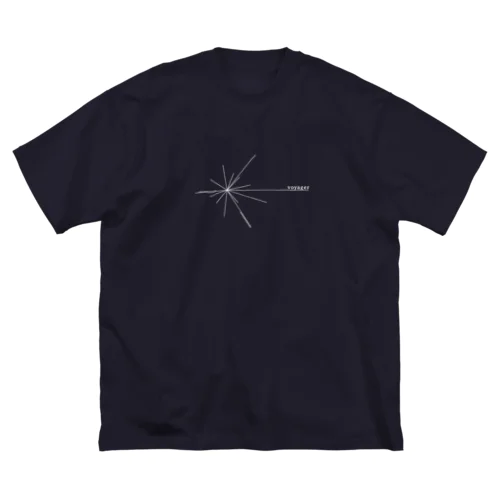 Voyagerロゴ（白） ビッグシルエットTシャツ