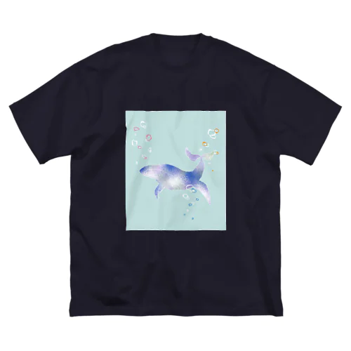 くじら ビッグシルエットTシャツ