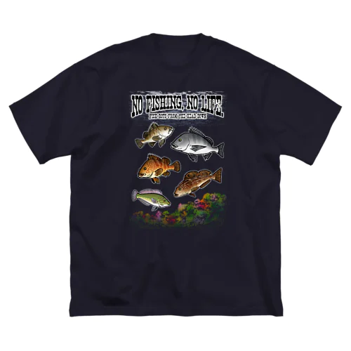 FISHING_S2C ビッグシルエットTシャツ