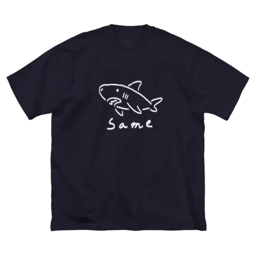 シンプルなSame　濃い色用 ビッグシルエットTシャツ