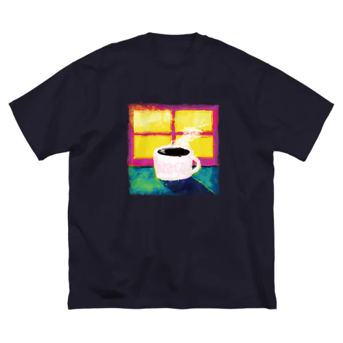 朝のコーヒー ビッグシルエットTシャツ