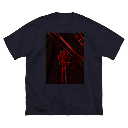 鉄塔2 ビッグシルエットTシャツ