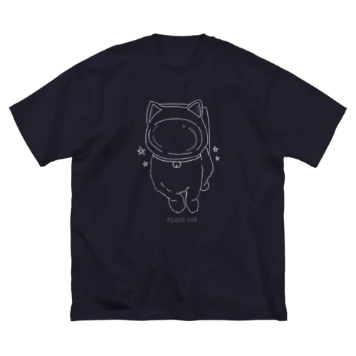 （濃色ver.）宇宙ねこ。 Big T-Shirt