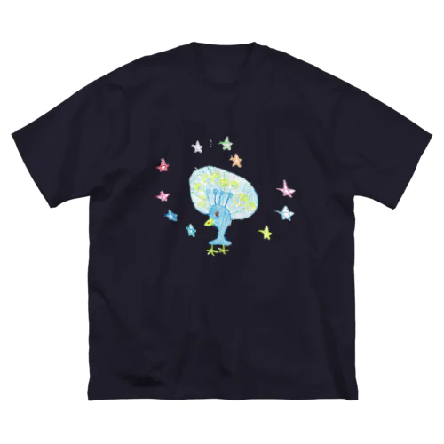 星をまとったクジャク Big T-Shirt