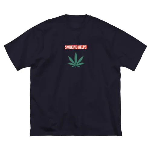 SMOKING HELPS ビッグシルエットTシャツ