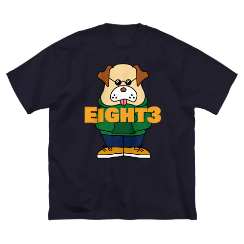 Eight3 dog ビッグシルエットTシャツ