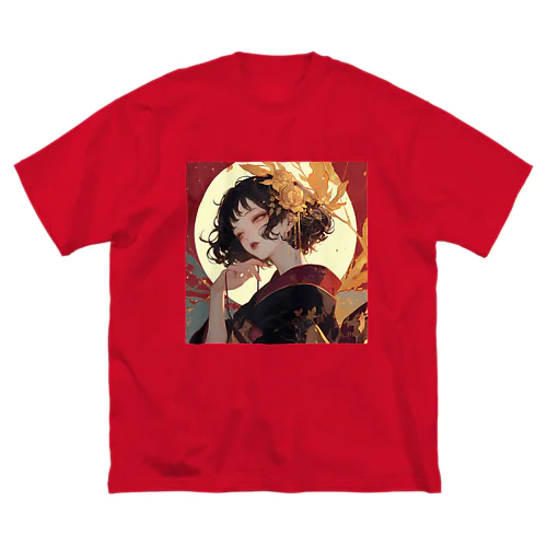 黄昏に咲く、金紅の夢 Marsa 106 ビッグシルエットTシャツ