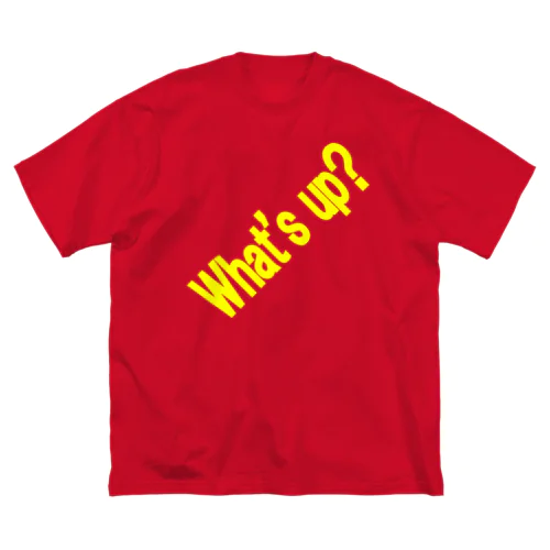 What's up? ビッグシルエットTシャツ