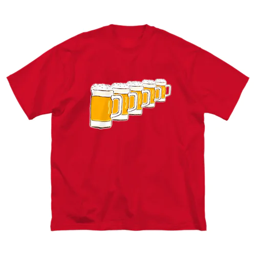 この夏おすすめ！ビール大好き人間専用デザイン「ビールがずらり！」（Tシャツ・パーカー・グッズ・ETC） Big T-Shirt