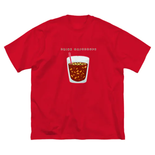 DRINK MAPODOUFU ビッグシルエットTシャツ